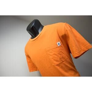 Fielder Bonobos Stretch Tee Shirt Orange Short Sleeve Casual Mens Size Medium
